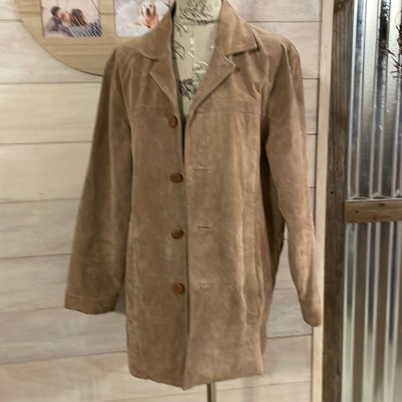 Wilsons Leather Other - Mens Tan Wilson Leather Suede Jacket M